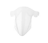 Pare-Brise Spoiler for BMW for S1000RR 2019 2020 2021 2022 2023 Motorcycle Double Bubble Windshield Carénage Déflecteur Vent(Blanc)