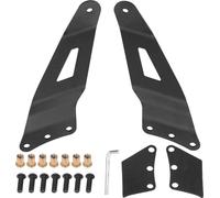 Pare-brise supérieur LED courbes support de barre de lumière du support kit de remplacement pour Chevrolet Silverado 1500 2500HD 3500 2001-2006
