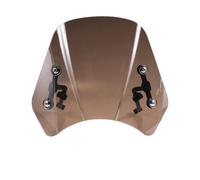 Pare-Brise Visière Pare-Brise Et Déflecteurs pour Moto pour Benelli Leoncino 500 Déflecteurs De Vent Avant avec Supports De Fixation Et Carénage Saute-Vents(Titane)