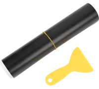 Pare-brise voiture bande solaire noir mat 130 x 20 cm PVC Pare-brise autocollant universel pour automobiles