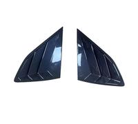 Pare-Brise Volet Lunette Arrière Couvercle Évent Latéral pour Hyundai pour Tucson 2016-2020(Fibre de Carbone Noir)