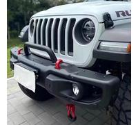Pare-buffle 10e anniversaire N Tube pour Jeep Wrangler JL (2018-2023) - Pare-chocs avant en acier inoxydable robuste, protection tout-terrain noire (modèle JL1049-2N)