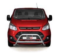 Pare-Buffle Avant Pour Ford Transit Custom 2012-2018 Argent