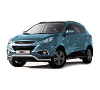 Pare-Buffle Avant Pour Hyundai ix35 2010-2015 en Acier Inoxydable Argent