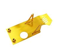 Pare carters pour Protection de châssis de moteur de Convient pour LING QI, 335 mm, couvercle de protection de carter de moteur en aluminium Chocs Moto(Yellow)