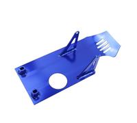 Pare carters pour Protection de châssis de moteur de Convient pour LING QI, 335 mm, couvercle de protection de carter de moteur en aluminium Chocs Moto(Blue)