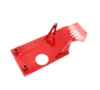 Pare carters pour Protection de châssis de moteur de Convient pour LING QI, 335 mm, couvercle de protection de carter de moteur en aluminium Chocs Moto(Red)