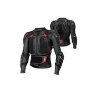 Pare carters pour Veste de Moto de course de Motocross MX, équipement de Protection pour armure corporelle Moto Accessoires Moteur Garde(Red Armor,M)