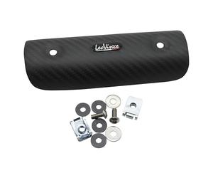 Pare-chaleur LeoVince, couvercle échappement, compatible Yamaha XTZ | Carbone, OEM 308741001R pour LeoVince S14330EB, S14330E