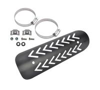 Pare-chaleur pour pot d'échappement moto - Couverture de protection anti-brûlure pour la protection extérieure, la modification, le tourisme et les déplacements, capot de voiture et l'industrie
