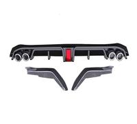 Pare-Choc Arrière Diffuseur Arrière Pour Toyota Pour Corolla 2019-2023 Berline Kit Voiture Noir Brillant Becquet Pare-choc Salon Séparateur Plastique Diffuseur Pare Arrière(Carbon Paint)