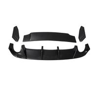 Pare-Choc Arrière Diffuseur Arrière Pour VW Pour Golf Pour MK6 Pour GTI 2008-2013 Kit Carrosserie Lèvre Pare-chocs Spoiler Séparateur Plastique Diffuseur Pare Arrière(Carbon grain color)