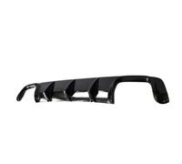 Pare-Choc Arrière Diffuseur Pour BMW E39 Pour M5 Diffuseur | Pare-chocs Séparateur Becquet Lèvre 2 Échappement Mpack Style Voiture Noir Brillant + Fausse Fiber De Carbone