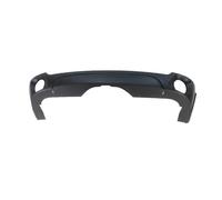 Pare-choc arrière inférieur noir avec trous moulure et échappement arrondi Expérience/Excellence BMW X5 3 F15 2013-2019 - 51127384332
