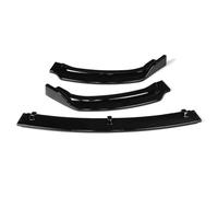 Pare Choc Avant Lame Spoiler 3PCS Car Front Bumper Lip Splitter Body Kit Bumper Lip Deflector Lips for BMW for 3 Series F30 F35 2016-2019(Noir Brillant)
