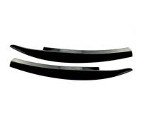 Pare Choc Avant Lame Spoiler Cadres de phares antibrouillard pour VW pour Scirocco 2008 - 2017, Garniture de Couverture, Autocollant de Course, Cadre de lumière de calandre(Noir Brillant)