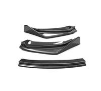 Pare Choc Avant Lame Spoiler Corps De Lèvre De Pare-Choc Avant De Voiture, 3 Pièces, pour Fit pour Jazz 2014-2017 Déflecteur De Diffuseur, Séparateur De Becquet, Protection De Lèvre(Look de Carbone)