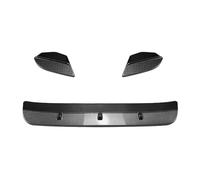 Pare Choc Avant Lame Spoiler Lame De Pare-Choc Avant avec Séparateur Inférieur, pour BMW X3M F97 X4M F98 2019 2020 2021 2022(Look de Carbone)
