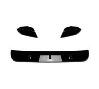 Pare Choc Avant Lame Spoiler Lame De Pare-Choc Avant avec Séparateur Inférieur, pour BMW X3M F97 X4M F98 2019 2020 2021 2022(Noir Brillant)