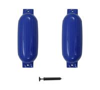 Pare-choc de bateau 2 pcs Bleu 69x21,5 cm PVC