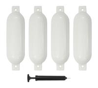 Pare-choc de bateau 4 pcs Blanc 51x14 cm PVC