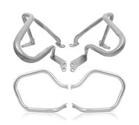 Pare Choc Pour Moteur Moto Pour BMW Pour R1250RT R1250 RT R 1250 RT 2018-2024 Moto Autoroute Avant Arrière Moteur Pare-chocs Crash Bar Stunt Cage Protecteur Crash Bar(A set silver)
