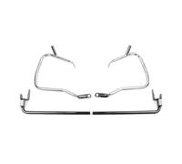 Pare Choc Pour Moteur Moto Pour CVO Pour Road Pour Glide Pour FLTRXSE Pour Street Pour Glide Pour FLHXSE 2023-2024 Support De Protection De Sacoche Arrière De Moto Crash Bar(Chrome Silver)
