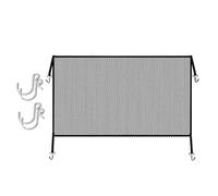 Pare-Chocs 100x77cm Pliable | Filet Capot Moteur - Anti-Pierre, Saleté, Feuilles, Grill Protection Pour Berline, Monospace, Ludospace, Caravane