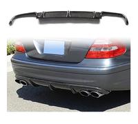 Pare-Chocs arrière diffuseur lèvre en Fiber de Carbone Voiture échappement Support Boulon séparateur Spoiler Plaque, pour Mercedes Benz E Class W211 E55 AMG Sedan 4D 2002-2006