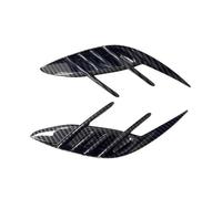 Pare-Chocs Arrière Pare-Choc Arrière Autocollant Voiture Pour KIA Pour Stinger 2018-2023 Becquet Ventilation Latéral Pare-choc Arrière Couverture Canard Aspect ABS(Carbon)