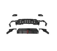 Pare-Chocs Arrière Pour BMW Série 2 Pour G42 Pour MSport Diffuseur Pare-chocs Arrière Brillant À Lèvres Avec Embouts Silencieux D'échappement Argent Clair Diffuseur Pare Arrière