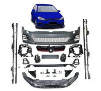 Pare-chocs avant bas de caisse et diffuseur look GTI pour VW golf 7 phase 2 de 11/2016 à 01/2021