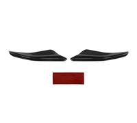 Pare-chocs avant Canard Aero Kit haute Performance protection UV ABS finition brillante remplacement pour MK8 2021 + 2 pièces ensemble (Modèle en fibre de carbone)