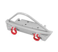 Pare-Chocs Avant CNC Alliage D'aluminium pour MJX pour Hyper Go H12Y 1/12 Trou Treuil Réservé Pièces Mise À Niveau Directes Voiture RC Hors Route Pare-Chocs Jouets RC