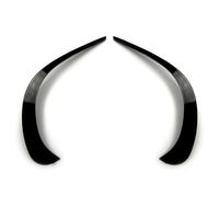 Pare-Chocs Avant Coin Spoiler pour Benz GLC-Class GLC260 GLC300 2020+, Protection Becquets de Pare-Chocs de Voiture Spoiler Séparateur,Piano Black