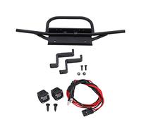 Pare-chocs avant en métal avec phares à LED, pièces de mise à niveau de voiture RC en alliage d'aluminium haute résistance pour MN D90 D91 D96 D98 D99 D99S 1/12, accessoires de (R788A)