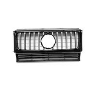 Pare-Chocs Avant Grille D'entrée Pour Mercedes Pour Benz Pour Classe G W463 G500 G550 G63 G65 G55 AMG 1990-2016 2017 2018 Grille de radiateur(Argent)