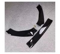 Pare-Chocs Avant Lıp Spoiler pour VW pour Golf 7 7.5 pour GTI pour GTD R pour Line 2013-2020 Lame Pare-Choc Avant(Gloss Black)