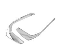 Pare-Chocs Avant Phare Anti-Brouillard Garniture Paupière Sourcil Bande Couverture Pour A6 C8 Pour S-Line S6 2019 2020 2021 2022(Argent chromé)