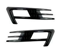 Pare-chocs Avant Phare Antibrouillard Avec Garnitures Couverture Pour Golf MK7 MK7.5 Calandres de voiture(Noir brillant2)
