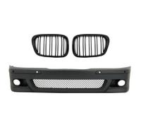Pare-chocs avant pour BMW Série 5 E39 95-03 M5 Look Grille Double Stripe Noir