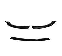Pare-Chocs Avant Pour VW Pour Golf 6 Pour MK6 Pour TSI Pour TDI Pour MPI 2008-2012 Kit Carrosserie Diffuseur Lèvre Séparateur Pare-chocs Avant Garniture Becquet Lèvre Pare-Chocs Avant Voiture(Gloss Bl