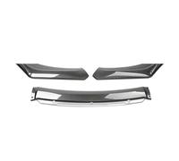 Pare-Chocs Avant Spoiler Universel Pour Benz/ABS En Fibre De Carbone Kit De Becquet De Pare-chocs Avant(Carbon and White)