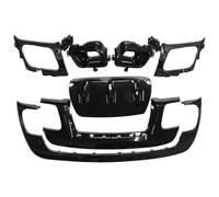 Pare-Chocs Becquet Arrière pour Range Rover pour Velar 2017-2023 Diffuseur Arrière De Voiture Pare-Chocs Lèvre D'échappement Garniture De Ventilation Couvercle De Becquet(Noir)