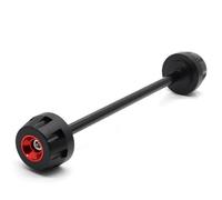 Pare-Chocs Capuchon Coulissant d'essieu de Fourche Avant Protecteur de Collision pour Kawasaki Z650 Z750 Z800 Z900 Z1000 ZX6R ZX636 ZX-10R pour Ninja 650 Curseur(Red)