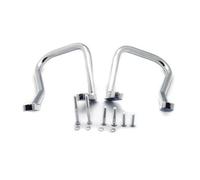 Pare-Chocs Crash Bar Barre De Sécurité Arrière pour Moto Protection De Sacoche De Selle pour Softail pour Heritage Classic pour Flhc pour Flhcs 2018 - 2021 Guidon Crash Bar Protecteur(Chrome)