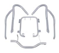 Pare-Chocs Crash Bar pour BMW pour R1200RT 2004-2013 Garde De Moteur Autoroute Crash Bar Pare-Chocs Cascadeur Cage Réservoir Carburant Protecteur Guidon Crash Bar Protecteur(Front Silver)