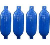Pare-Chocs De Bateau 4 Pack pour L’accostage, Défenses D’amarrage Ovales Marines, Accessoires De Bateau Universels, Blue, 50 * 14cm