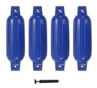 Pare chocs de bateau 4 pcs bleu 41x11,5 cm PVC