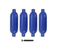 Pare chocs de bateau 4 pcs bleu 51x14 cm PVC